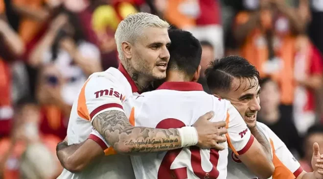 Galatasaray’ın yıldızı Mauro Icardi, 45 dakikada bir gol atmaya devam ediyor!