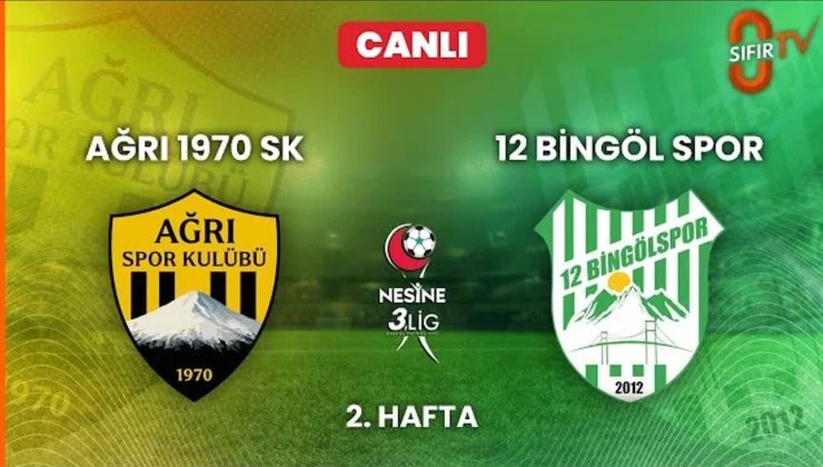 Ağrı 1970 Spor – 12 Bingölspor maçını Vanlı spiker Muhammet Emre Tekin anlatacak