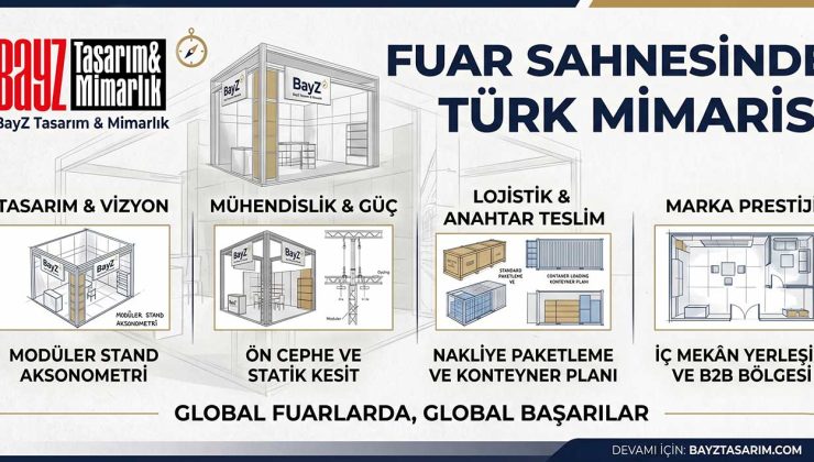 Avrupa Fuar Sahnesinde Türk İmzası: BayZ Tasarım ile Sınırları Aşan Mimari
