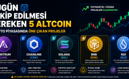 Bugün Takip Edilmesi Gereken 5 Altcoin | Kripto Piyasasında Öne Çıkan Projeler